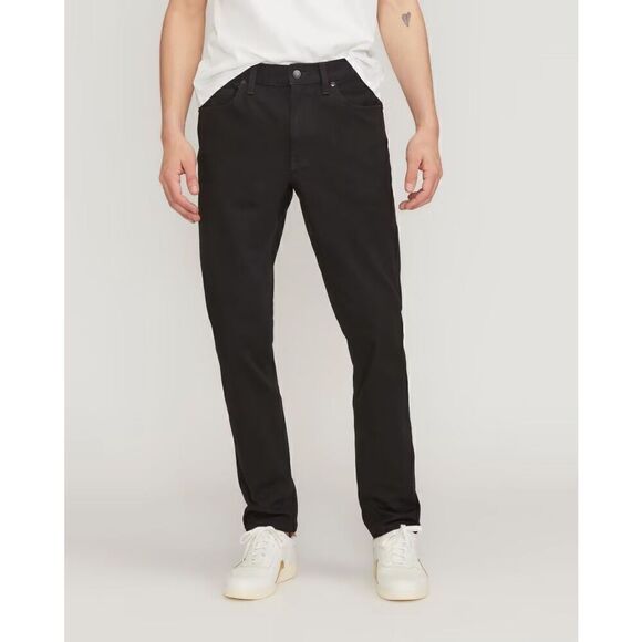 Everlane The Slim 4-Way Stretch Organic Jean | Uniform Black Mens Size 30x32 NWT - Picture 2 of 11